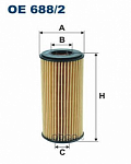 Фильтр масляный FILTRON OE688/2