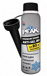 Антигель дизельного топлива  PEAK Premium Diesel ANTI-GEL 80 (200мл) расчитан на 80л.