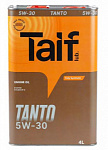 Масло моторное синтетическое TAIF TANTO 5W-30 (4 л) API SN, ILSAC GF-5