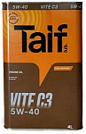 Масло моторное синтетическое TAIF VITE C3 5W-40 (4 л)
